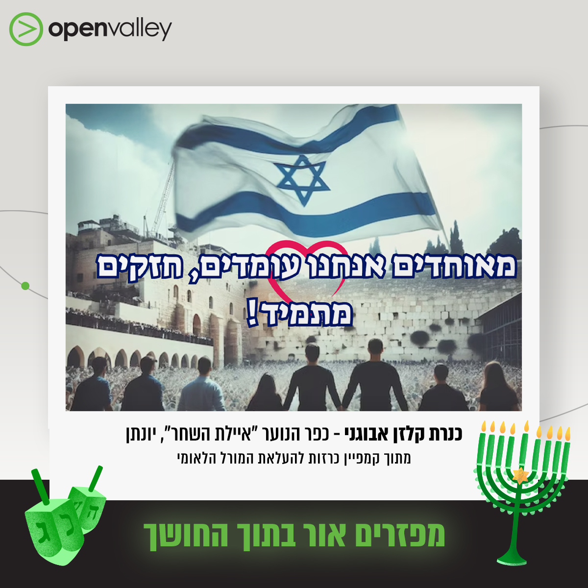דגל מעל הכותל